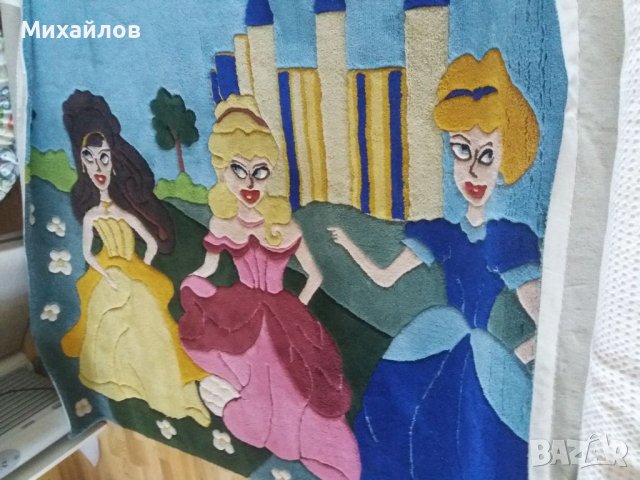 Голям вълнен детски килим Disney, снимка 7 - Килими - 38969793