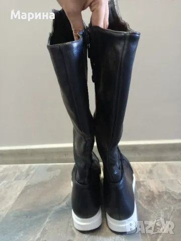 Високи ботуши от еко кожа, снимка 3 - Дамски ботуши - 48586775