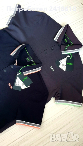 Hugo Boss Paddy Pique Cotton Regular Fit Mens Size L и 2XL НОВО! ОРИГИНАЛНИ Тениски!