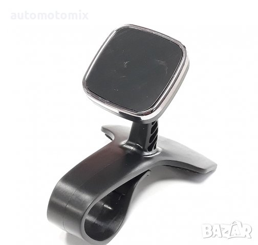 МАГНИТНА ПОСТАВКА ЗА ТЕЛЕФОН -1679 ТЪМНО СИВА и Никел