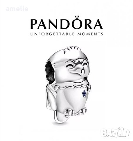 Черен Петък!Талисман Пандора Pandora Disney Snow White Bird. Колекция Amélie, снимка 1 - Гривни - 30600562