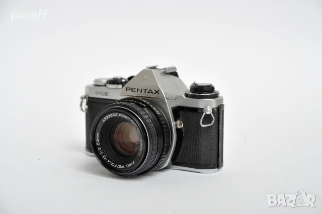 фотоапарат - Pentax ME с обектив - Pentax SMC-M 1:2 50mm , снимка 2 - Фотоапарати - 49944314