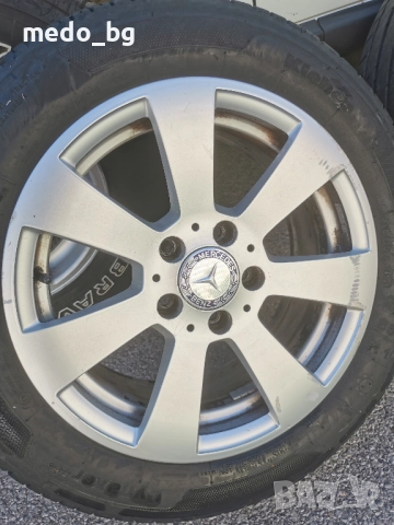 Джанти с гуми за МЕРЦЕДЕС 16 цола ПЕРФЕКТНИ, снимка 1
