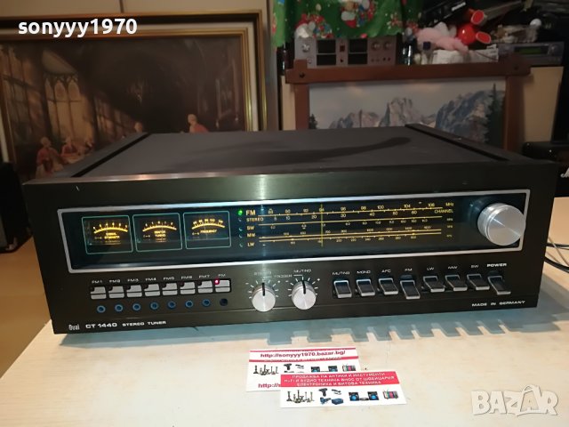 dual ct1440 HIFI stereo tuner-made in germany-внос швеицария 0907221426, снимка 2 - Ресийвъри, усилватели, смесителни пултове - 37336455