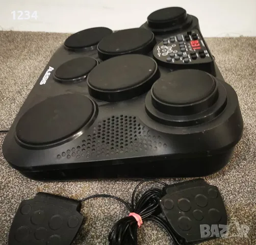 електронни барабани ALESIS Compactkit 7 с педали, палки и адаптор, снимка 5 - Ударни инструменти - 50039103