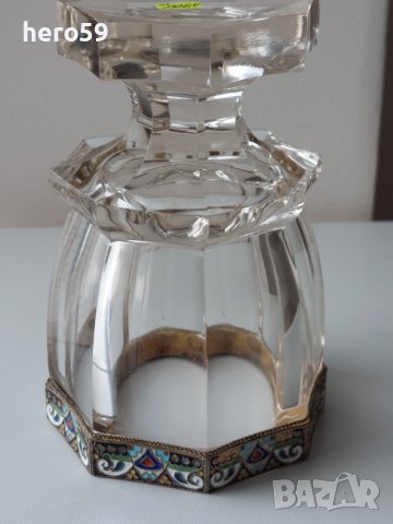 Стара Руска чаша с емайл-сребро 88/сребърна сребърни сребърно,злато/, снимка 9 - Антикварни и старинни предмети - 40112071