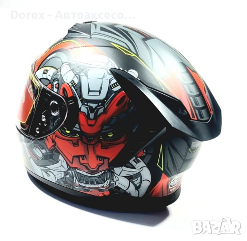 Каска за мотор, скутер LVS HF-702DV - размери М/L, снимка 2 - Аксесоари и консумативи - 54147781