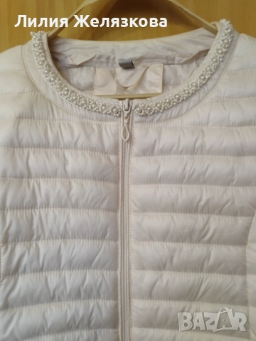 Дамско яке,пролетно,цвят екрю, снимка 4 - Якета - 54137511