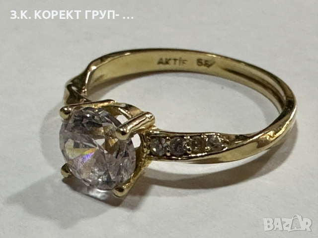 Златен пръстен 14к, 2,52гр, снимка 5 - Пръстени - 53283535