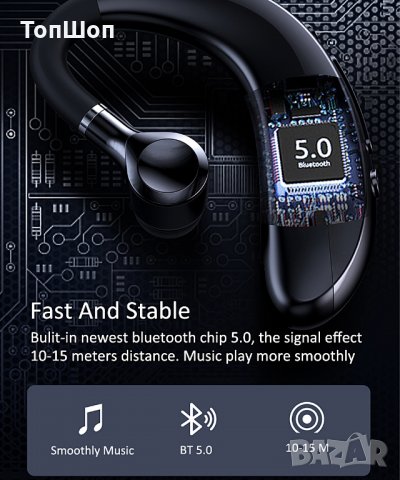 Bluetooth Слушалка , Handsfree, снимка 4 - Слушалки, hands-free - 34997907