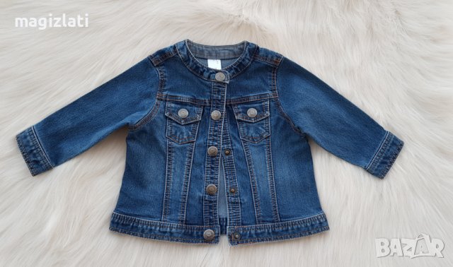 Бебешко дънково яке - размер 9 месеца , снимка 11 - Бебешки якета и елеци - 42289388