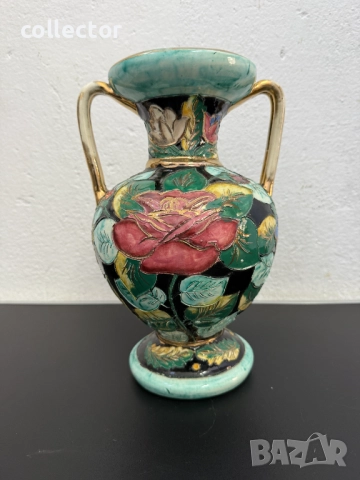 Керамична амфорна ваза - Монако. №7757, снимка 7 - Антикварни и старинни предмети - 52822201