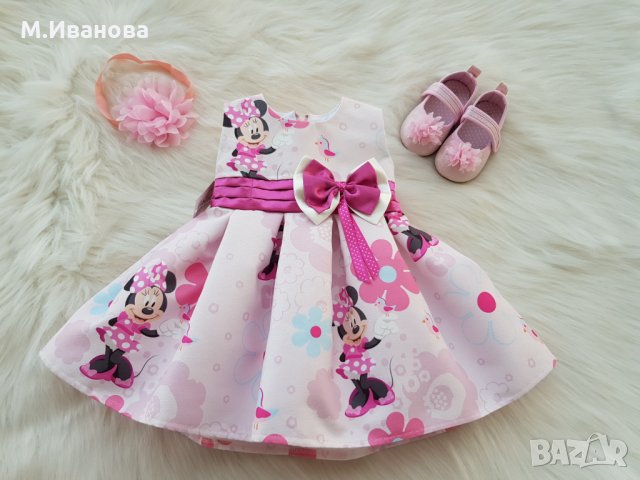 Рокля Мини Маус , снимка 13 - Бебешки рокли - 22581438