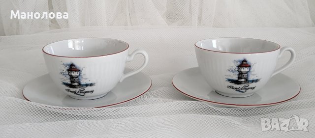 Две порцеланови чашки с чинийки Kronester Bavaria.