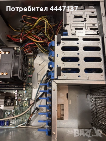 Продавам работна станция Supermicro 2 CPU Xeon X5670 48GB RAM, Quadro NVS295, SSD Intel 180GB, снимка 8 - Работни компютри - 53995298