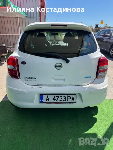 Автомобил Nissan Micra, 2013г, снимка 3 - Автомобили и джипове - 55719418
