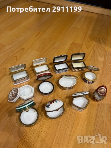 12 порцеланови кутийки, снимка 3 - Декорация за дома - 39731367