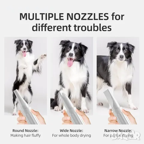 Тих сешоар за домашни любимци с регулируема скорост XKISS, снимка 4 - За кучета - 50217729