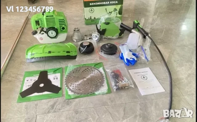 Двутактов бензинов тример за трева ТАЙГА 68сс ; 3,8к.с.