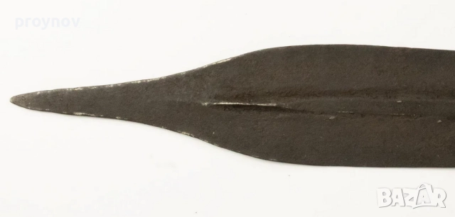 Бойно магическо копие на племето Куба- Мболе 53см., снимка 2 - Антикварни и старинни предмети - 52067370