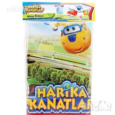 Super Wings найлонова покривка за парти рожден ден, снимка 2 - Други - 26354870