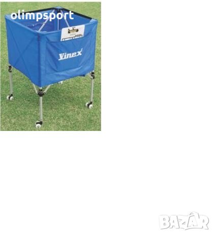 кош за топки мобилен -сгъваем, лек, удобен за транспортиране. 