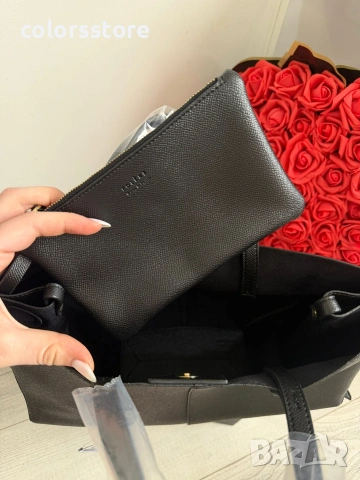 Черна чанта Polene-IM98p, снимка 4 - Чанти - 54155506