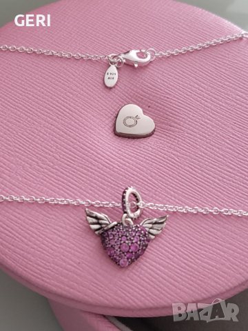 НОВО!Сребърно колие PANDORA S925 ALE +КУТИЯ