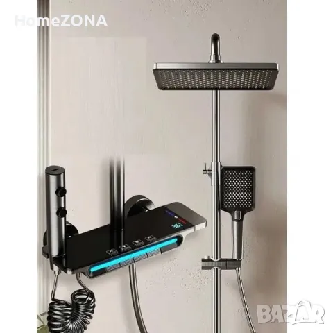 Душ система ELITE Pro 3, термостатен смесител, пиано бутони, Led дисплей, снимка 2 - Душове - 49434098