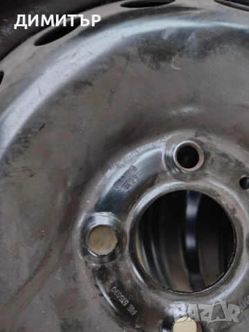 4бр.Железни джанти 15ки за NISSAN Micra 4x100 5.5j et43, снимка 3 - Гуми и джанти - 54095637