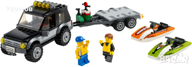 Сет LEGO SUV with Watercraft /60058/, снимка 1 - Конструктори - 44573897
