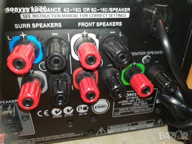 onkyo tx-sr507 av receiver 0703211903, снимка 17 - Ресийвъри, усилватели, смесителни пултове - 32075319