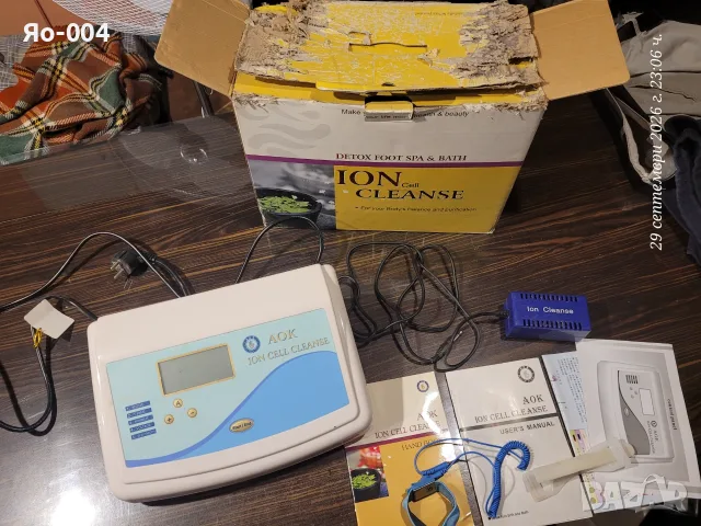 Йонен детоксикатор ION Cleaner Йонов уред за изчистване на организма , японски  .