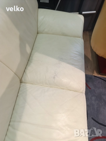 диван естествена кожа, снимка 4 - Дивани и мека мебел - 51754986