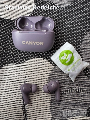 безжични слушалки canyon TWS 10 ANC пълен комплект без оригинална кутия , снимка 3 - Bluetooth слушалки - 53380388