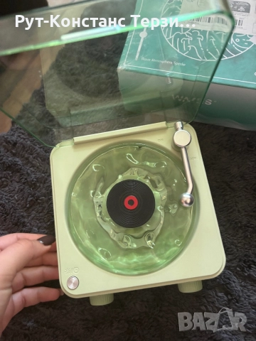 Нов ретро безжичен високоговорител, малък, висококачествен грамофон, стерео - многоцветен - 1 бр.