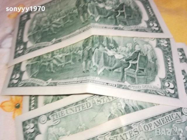 2 ДОЛАРА ЗА КОЛЕКЦИЯ 2908250948, снимка 2 - Нумизматика и бонистика - 51530582