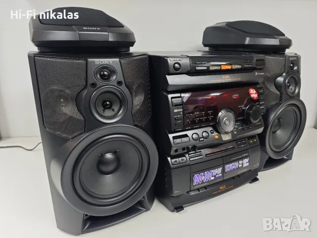 аудио система стерео уредба комплект SONY HCD-RX90 + дистанционно , снимка 5 - Аудиосистеми - 48150521