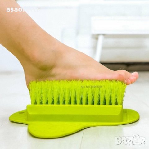Масажираща четка за лесно и бързо почистване на краката под душа., снимка 3 - Масажори - 35529046
