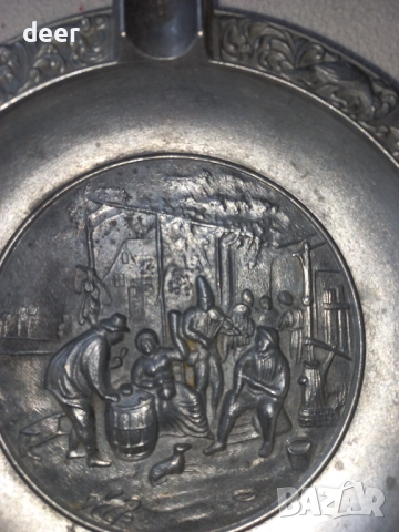 Пепелник от цинк, снимка 6 - Други - 44725578