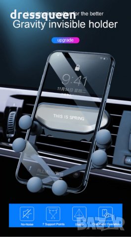 2492 Саморегулираща се стойка за кола за вентилационната решетка, снимка 2 - Аксесоари и консумативи - 30761689