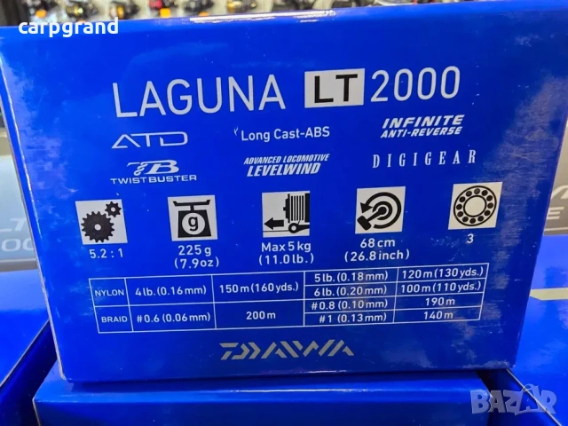 Макара Daiwa 20 LAGUNA 1000-2000 LT, снимка 9 - Макари - 54070380