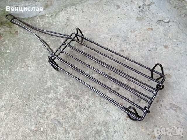 Стара Преносима Затваряща Скара. , снимка 3 - Антикварни и старинни предмети - 37126262