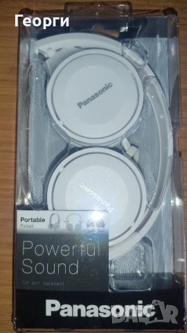 Нови оригинални слушалки Panasonic RF-HF100E-W, снимка 1 - Слушалки и портативни колонки - 42329538