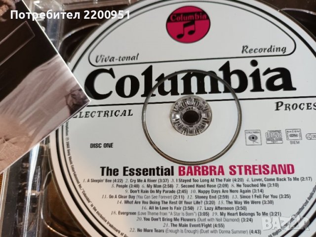 BARBRA STREISAND, снимка 11 - CD дискове - 36614192
