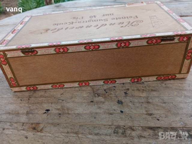 Дървена кутия за пури, снимка 6 - Колекции - 40531204