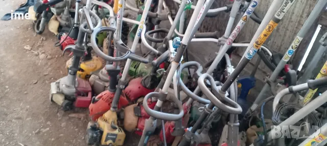 Бензинови тримери храсторези в суров вид на едро. За ремонт или за части., снимка 2 - Градинска техника - 49809956