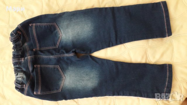 Дънки за момиче р-р 92, снимка 4 - Бебешки дънки - 29628721