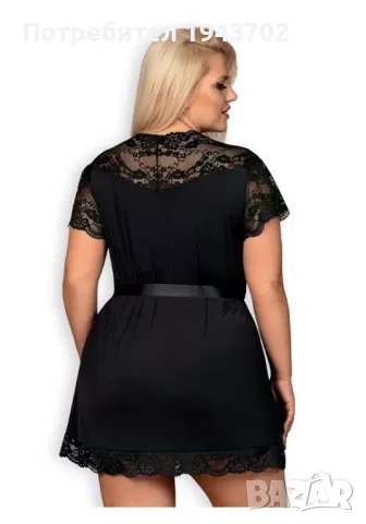 Секси дамски халат 810-PEI-1 Obsessive, снимка 4 - Нощници - 47720789