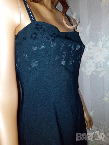 Дълга еластична официална рокля М, снимка 1